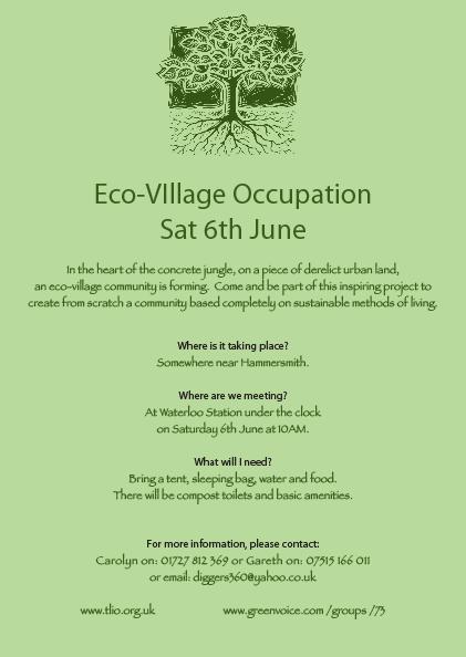 Eco-village e-flyer