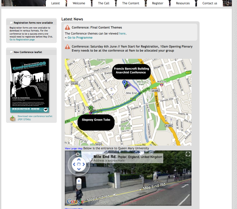 Updated website with directions and times!!