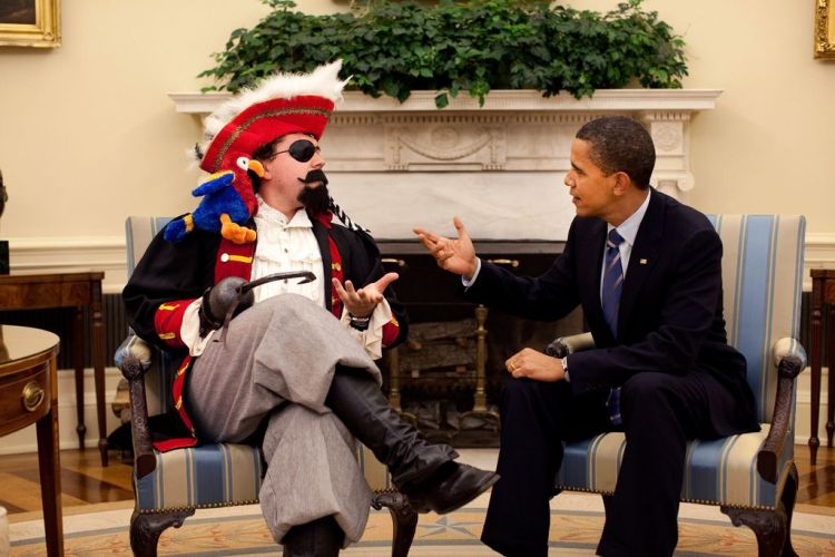 Obama solving the "Piracy" problem in Baltic sea ..