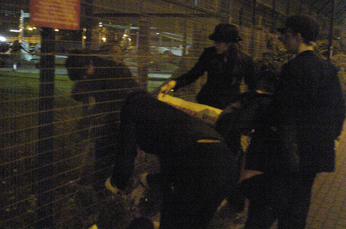 passing the kit through