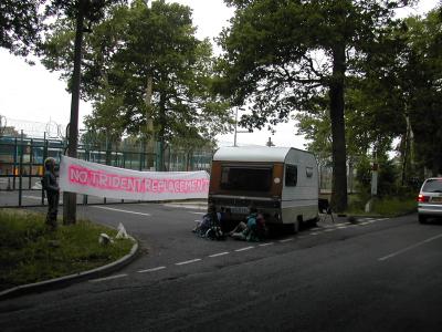 Blockade of Boilerhouse gate