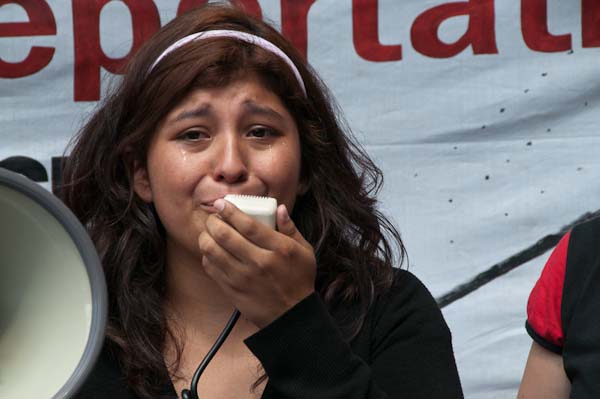 Christina speaks through her tears