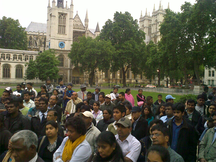 a last gathering after an 11 week protest