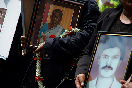 The image of an elderly woman now dead.