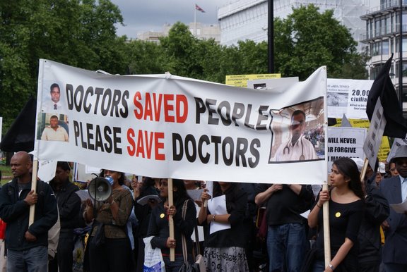 Plea to free the 3 doctors - witnesses of Sri Lankan war-crimes