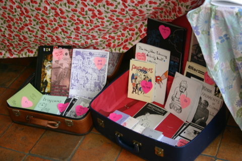 the most convenient way to transport your zines...