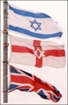 Ulster Isreal Flags