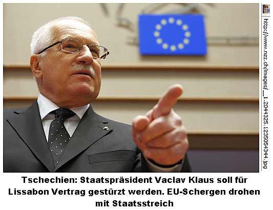 Staatspräsident Vaclav Klaus