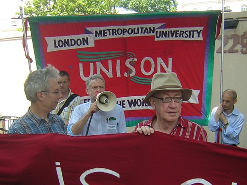 Jeremy Corbyn, MP, speaking at the rally
