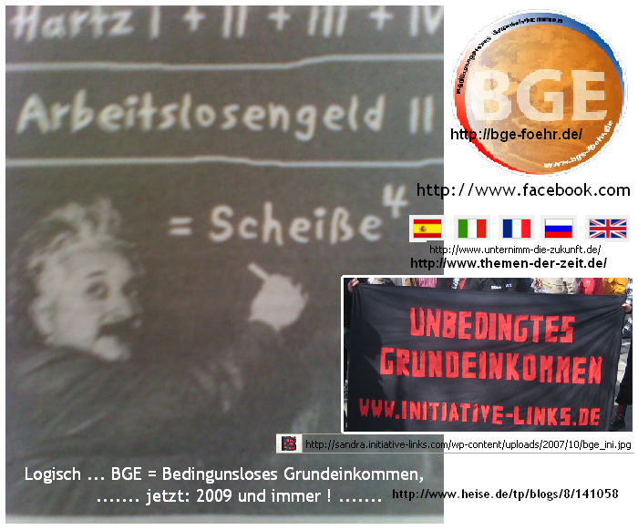 BGE - Bedingungsloses Grundeinkommen