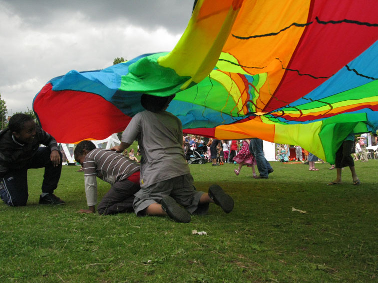 parachute games