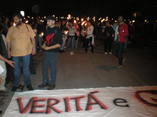 candlelight assembly- L'aquila- July 6th