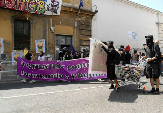 Rome: July 7th buildup to the G8 2009