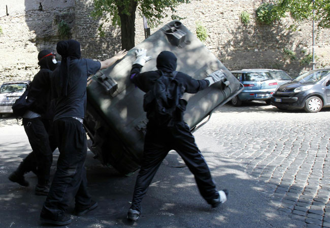 Rome: July 7th buildup to the G8 2009