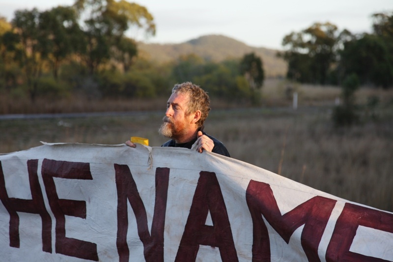 Veteran member of the Catholic Worker movement Jim Dowling prays before preparin