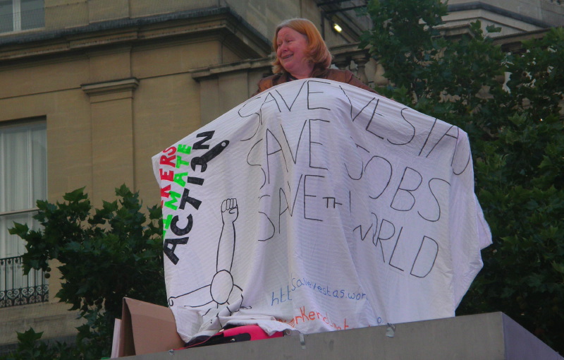A3. Workers' Climate Action banner