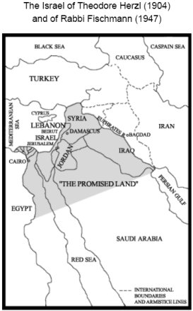 map of 'Greater Israel'