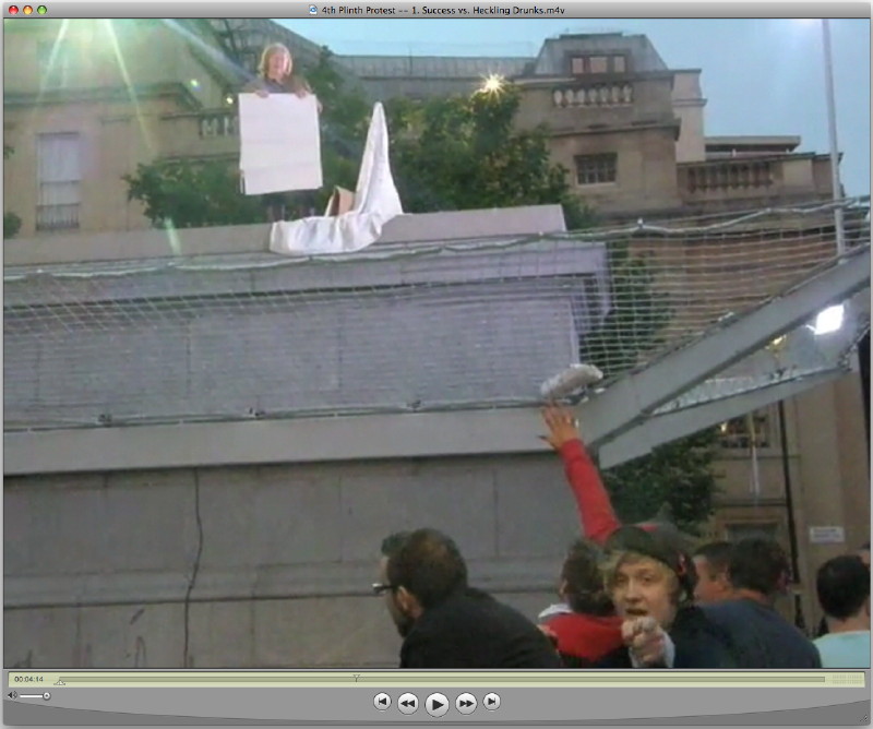 Blank Generation Drunks riled by being shown their Own Vacuity with a Blank