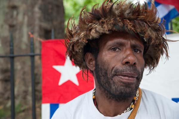 Another West Papuan demonstrator
