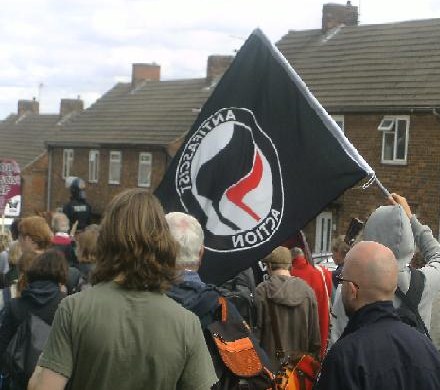 Anti-Fascist Anarchist Flag