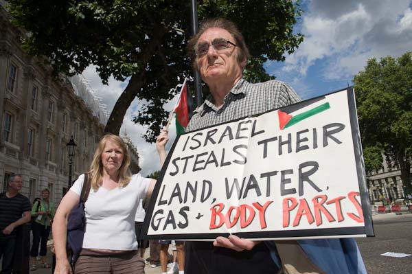 Israel steals land, water, gas and body parts