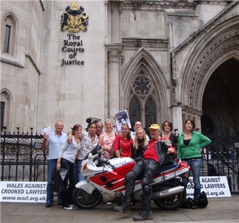 Kirk Maurice Motorbike Royal Courts of Justice London England
