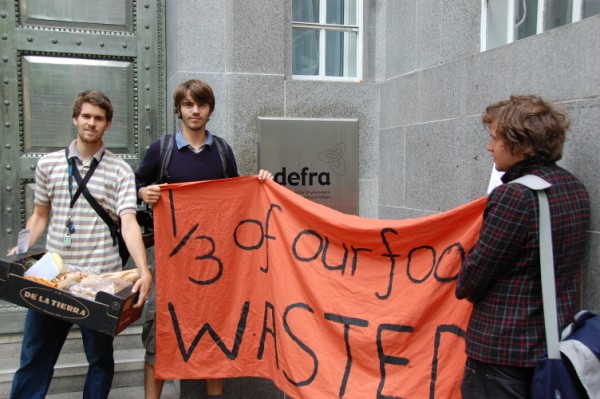 Max Wakefield preparing to deliver at DEFRA