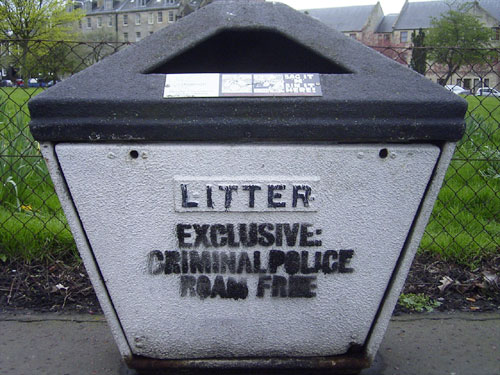 criminal police roam free