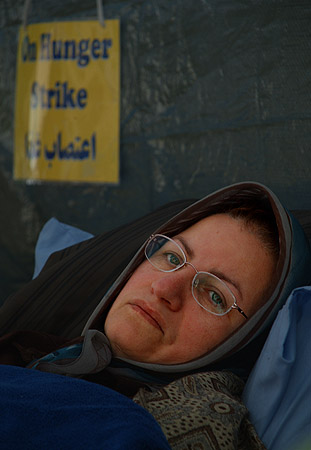 One of the Hunger Strikers.