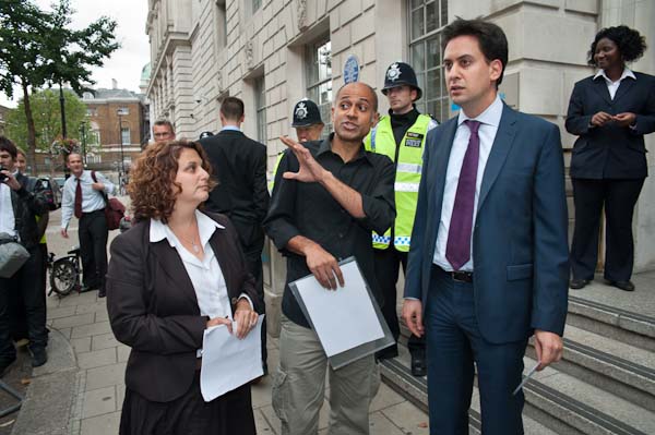 Ed comes out to talk