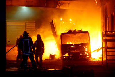 PROTESTS AGAINST PHARMACEUTICAL LAB HEAT UP HANNOVER (Germany)