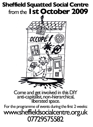 Sheffield Social Centre Flyer