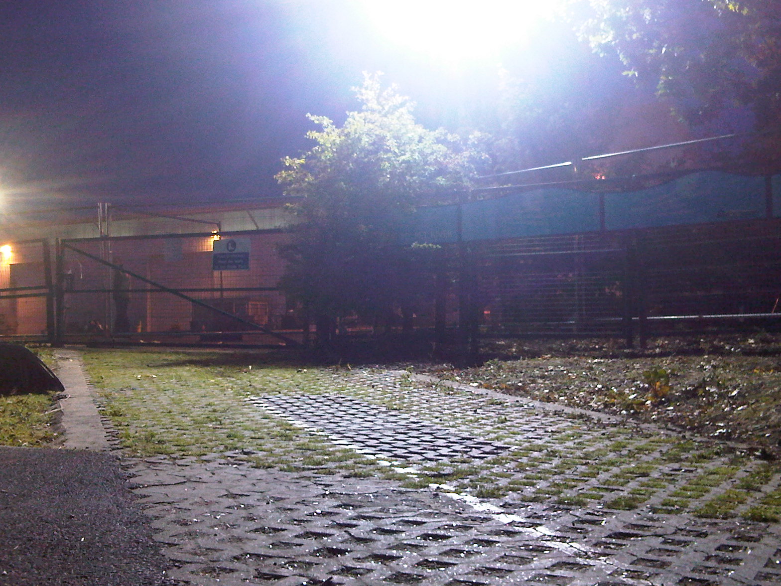 The lights Vestas keep on all night (quite helpful actually)