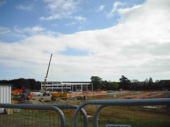 the new tesco is under construction (boo)