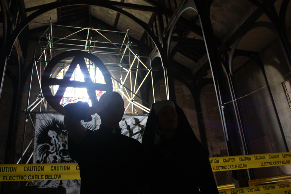 stained glass anarchy