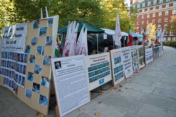 Camp outside the US Embassy