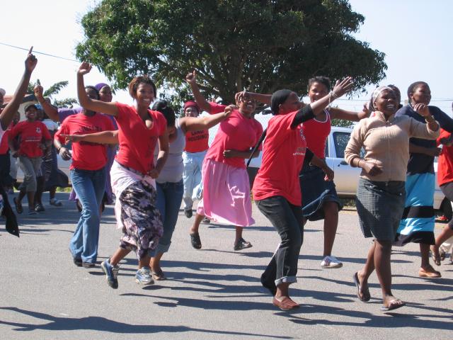 The red shirts of the Abahlali baseMjondolo movement