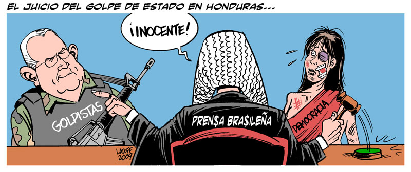 Honduras coup, Brazilian media