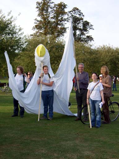 No breach of the peace was committed during this event!