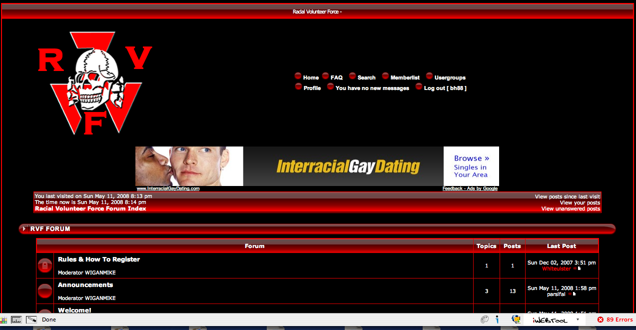 The "hard men" of the Racial Volunteer Force