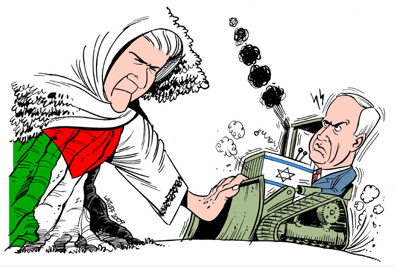Mother Palestine versus Netanyahu