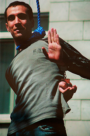 A last wave goodbye.