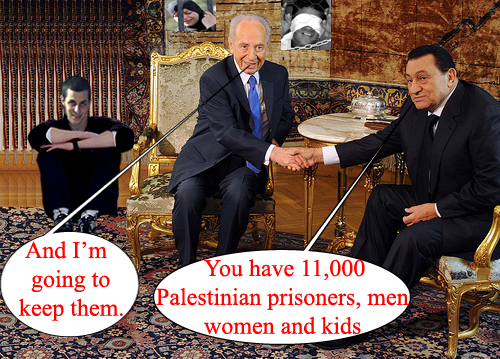 Peres + Mubarak