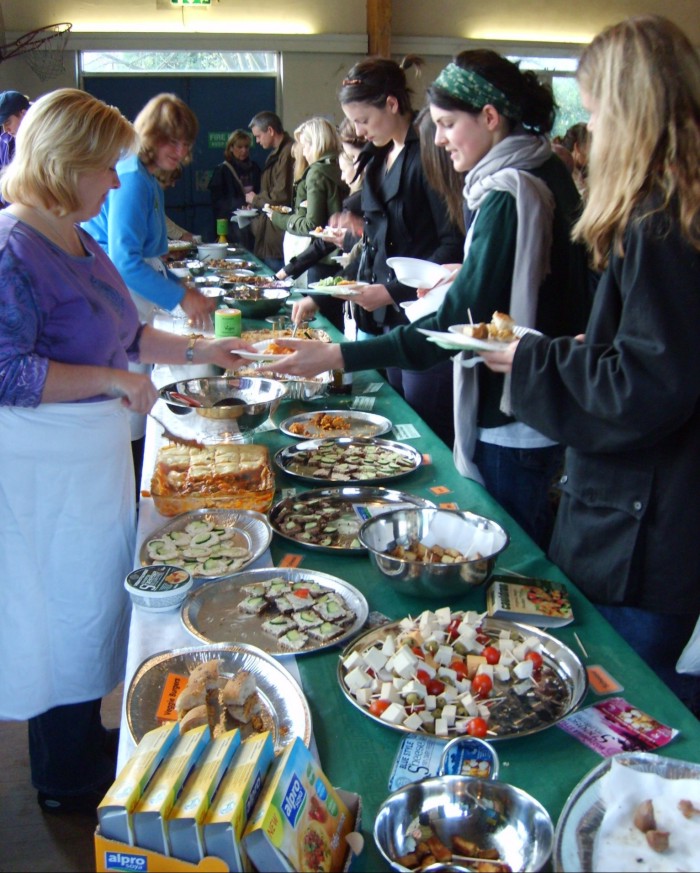 Photo of our 2007 vegan food fair in Kings Heath