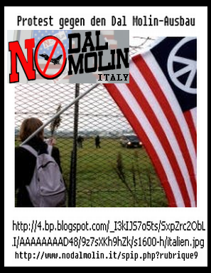 PROTEST GEGEN Dal Molin Ausbau