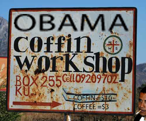 Coffin$10, Coffee $3.