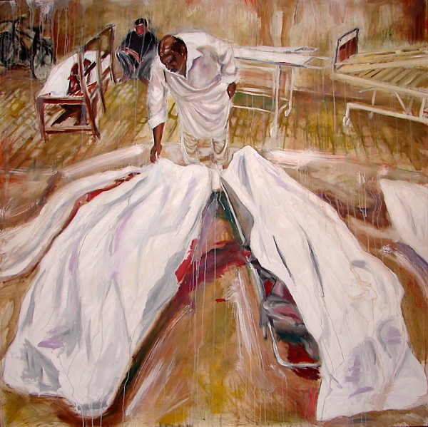 AFTERMATH OF SUICIDE BOMBER, Pakistan