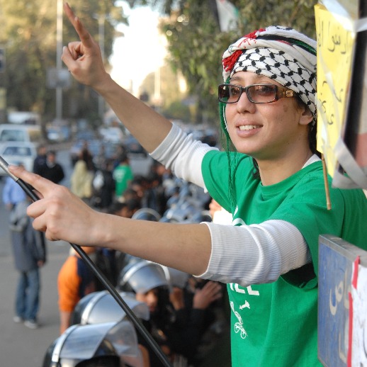 French delegate pierces visual blockade by Central Security Forces