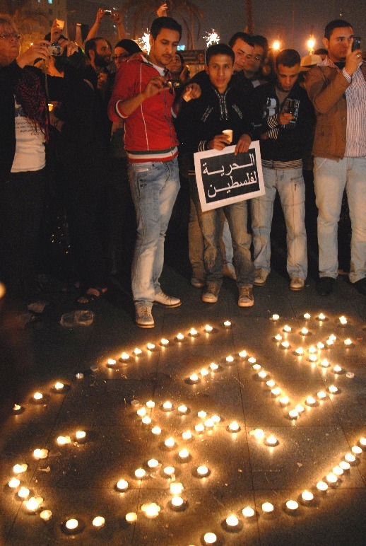 New Year candlelight vigil for Gaza