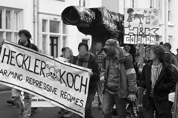 Nottingham arms dump are planning anti-army demo later this year, actually.